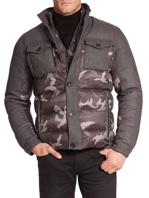 michael kors mens grey jacket|michael kors puffer jacket men's.